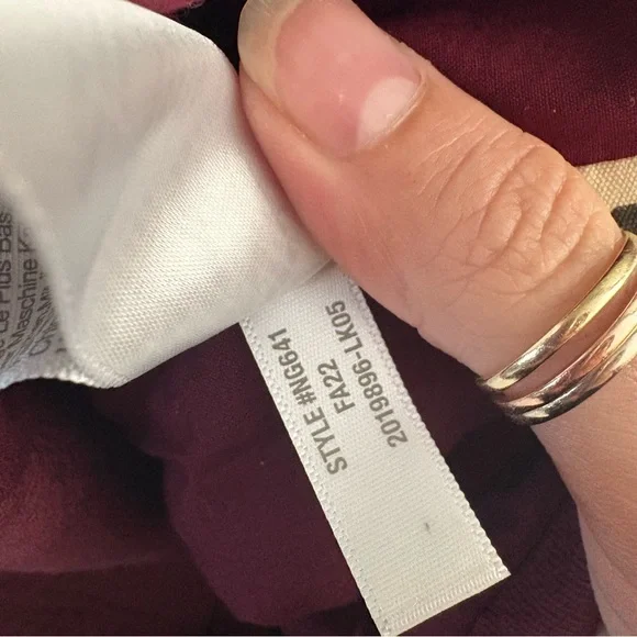 MADEWELL Oversized Burgundy‎ Double Breasted Blazer Size Small NWT - Picture 5 of 7